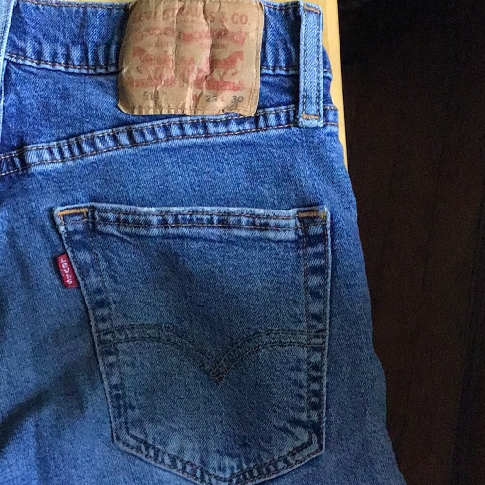 Levi's Classic Blue Jeans with Red Label